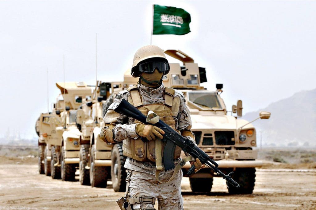 كم عدد جيش السعودية