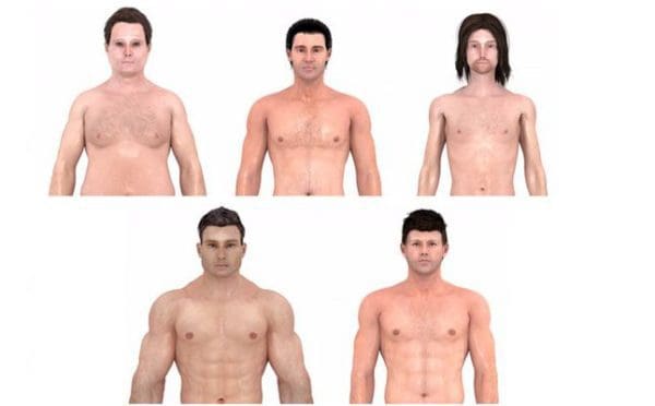 مراحل تغير جسم الرجل